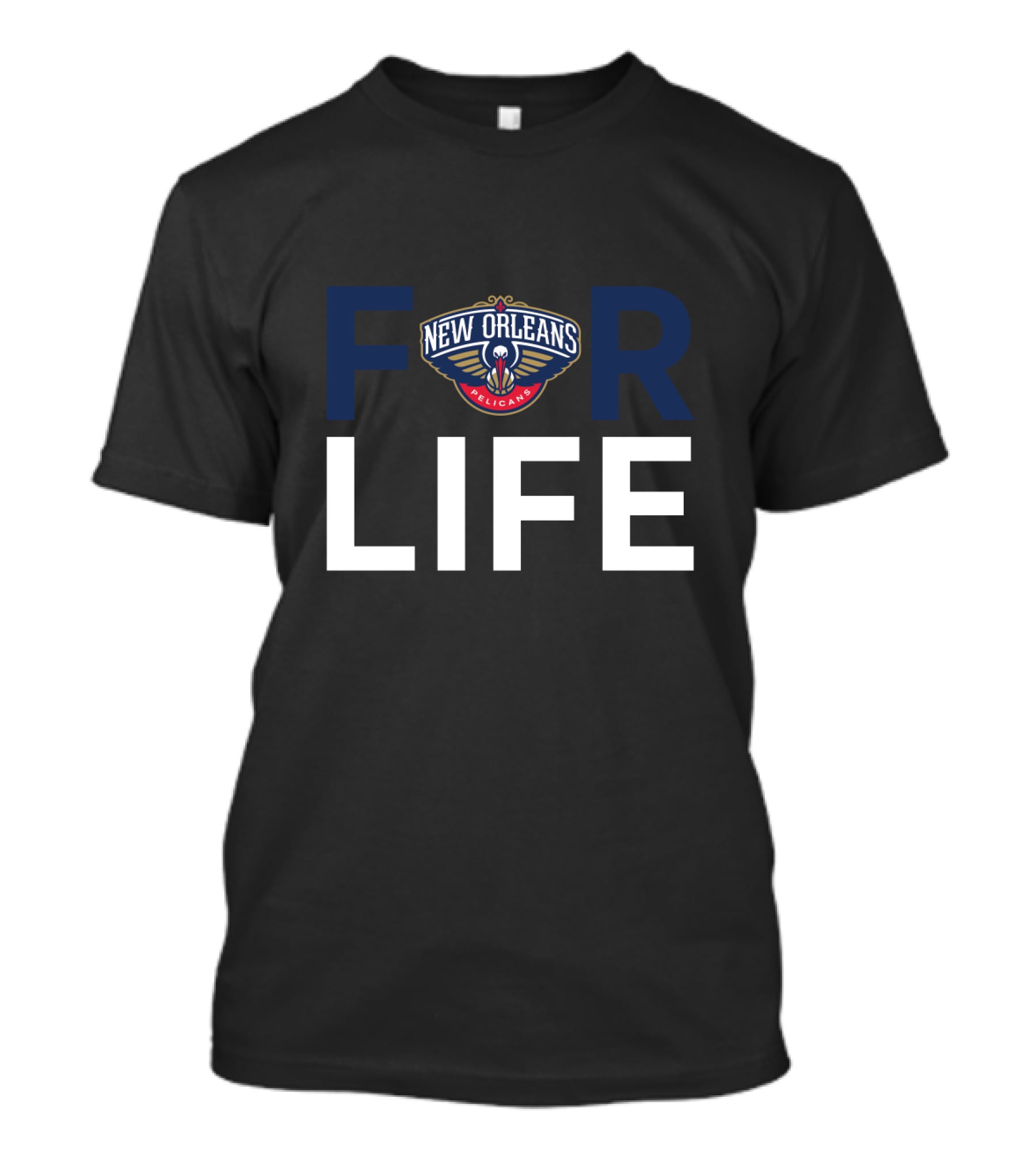 New Orleans Pelicans For Life Fan Pride T-Shirt