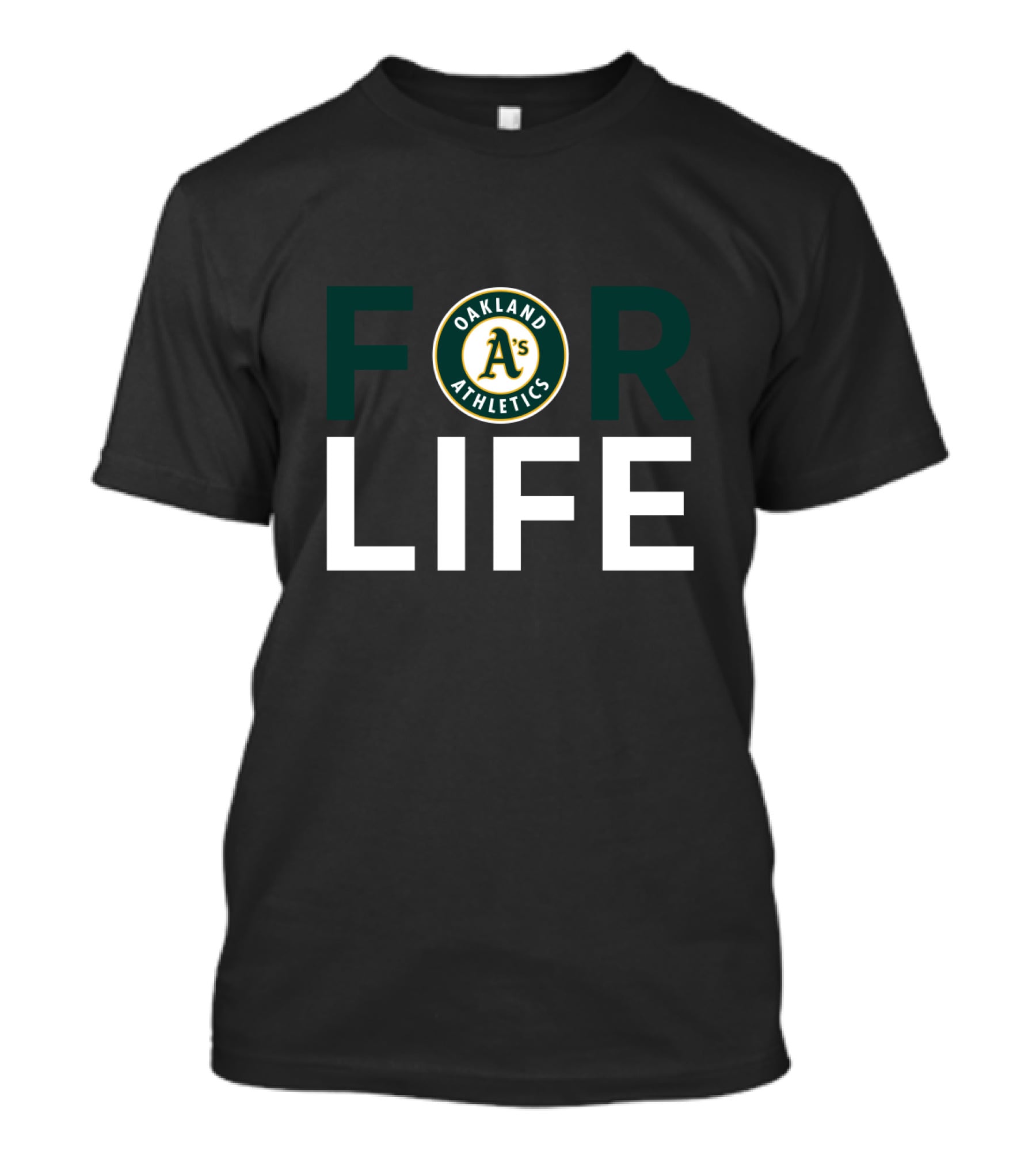 Oakland Athletics A's Logo For Life Commitment T-Shirt