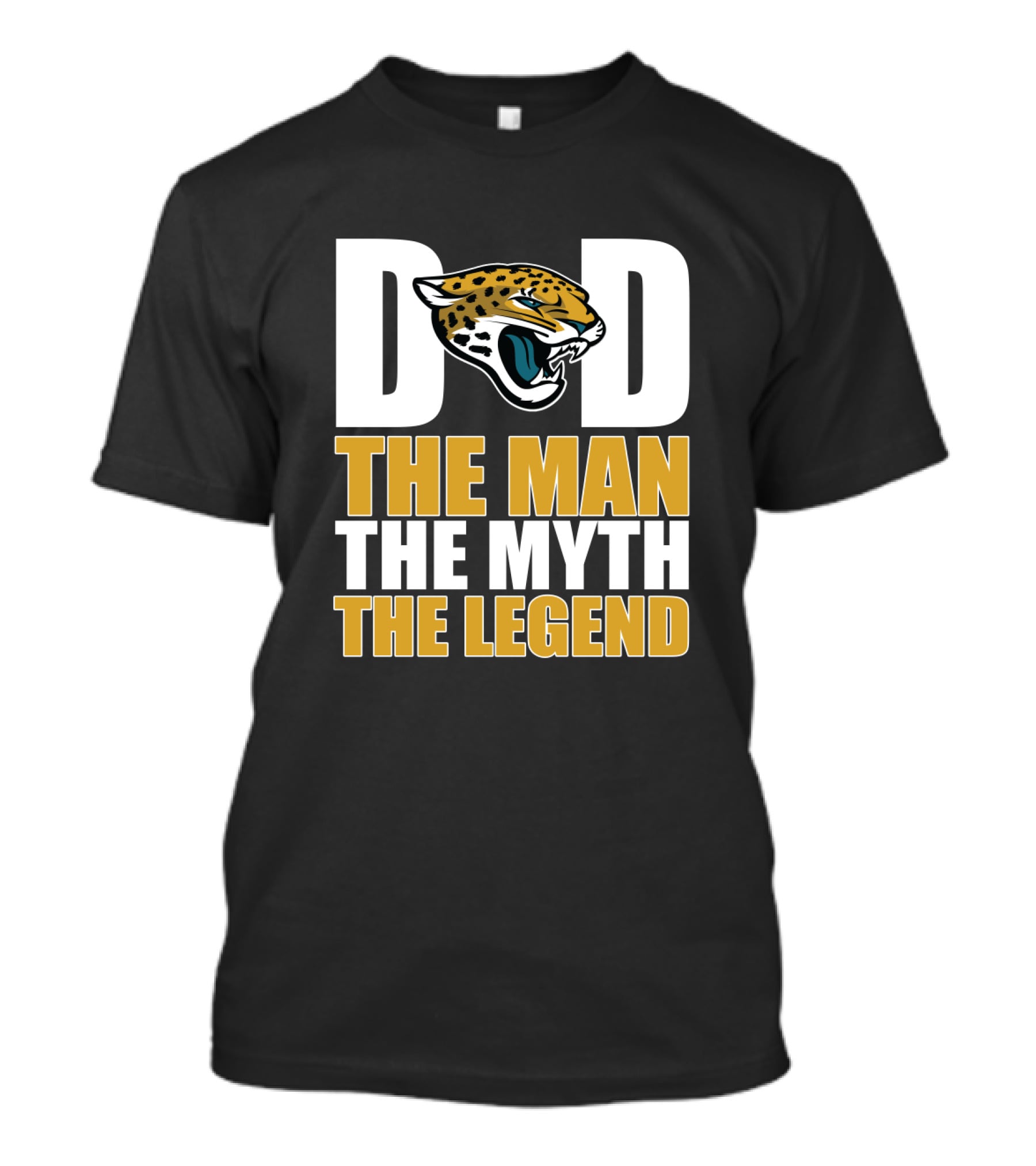 Jacksonville Jaguars Dad The Man The Myth The Legend Father's Day T-Shirt