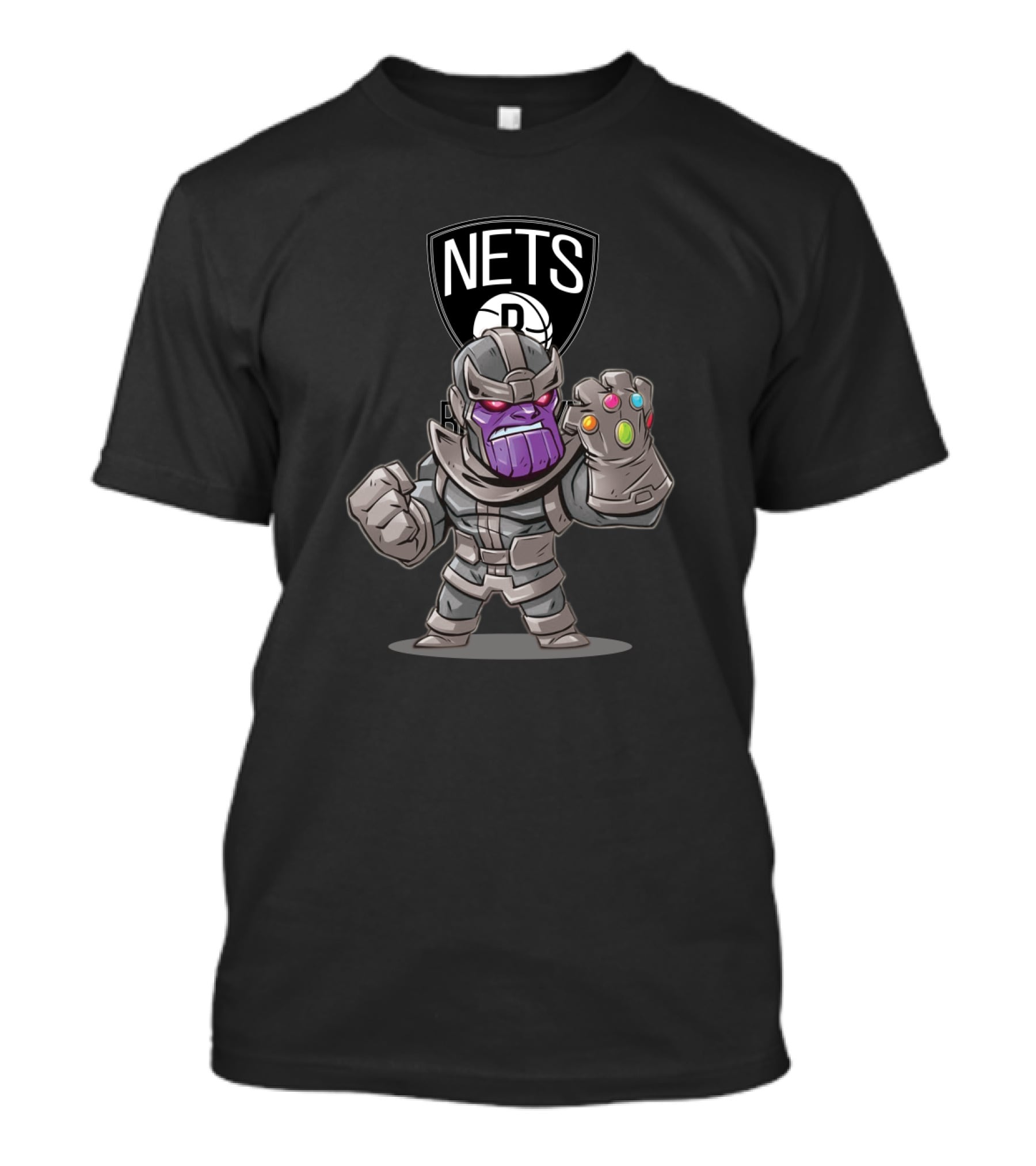 Thanos Nets Brooklyn Fans Infinity Gauntlet T-Shirt