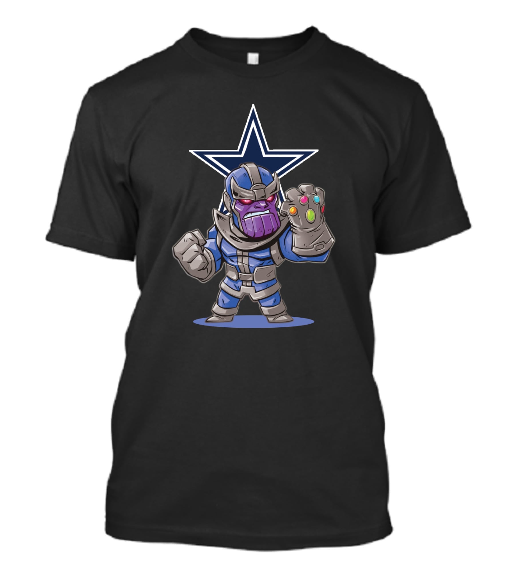 Thanos Dallas Cowboys Infinity Gauntlet Star T-Shirt