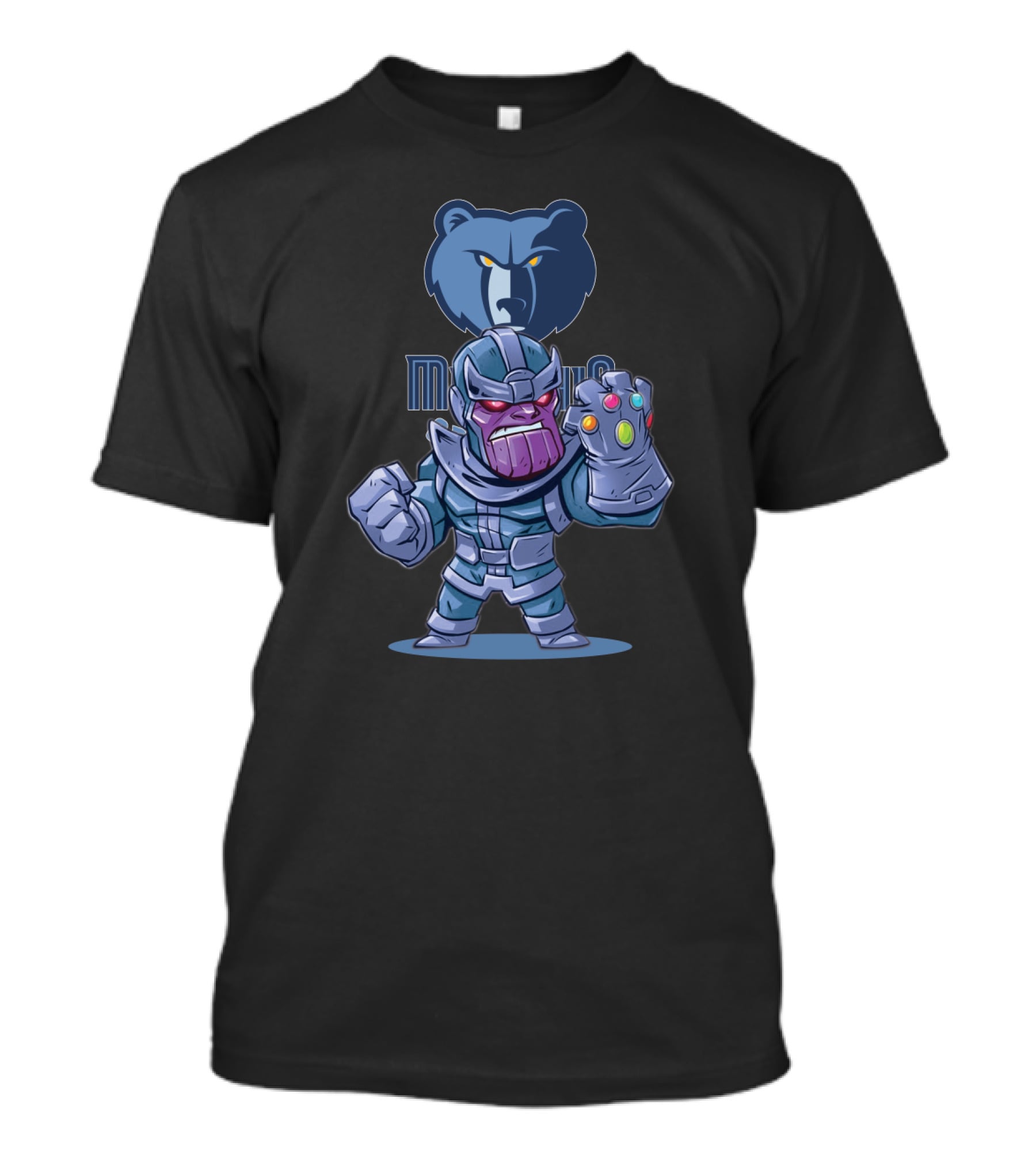 Thanos Infinity Gauntlet With Memphis Grizzlies Logo And Bear T-Shirt