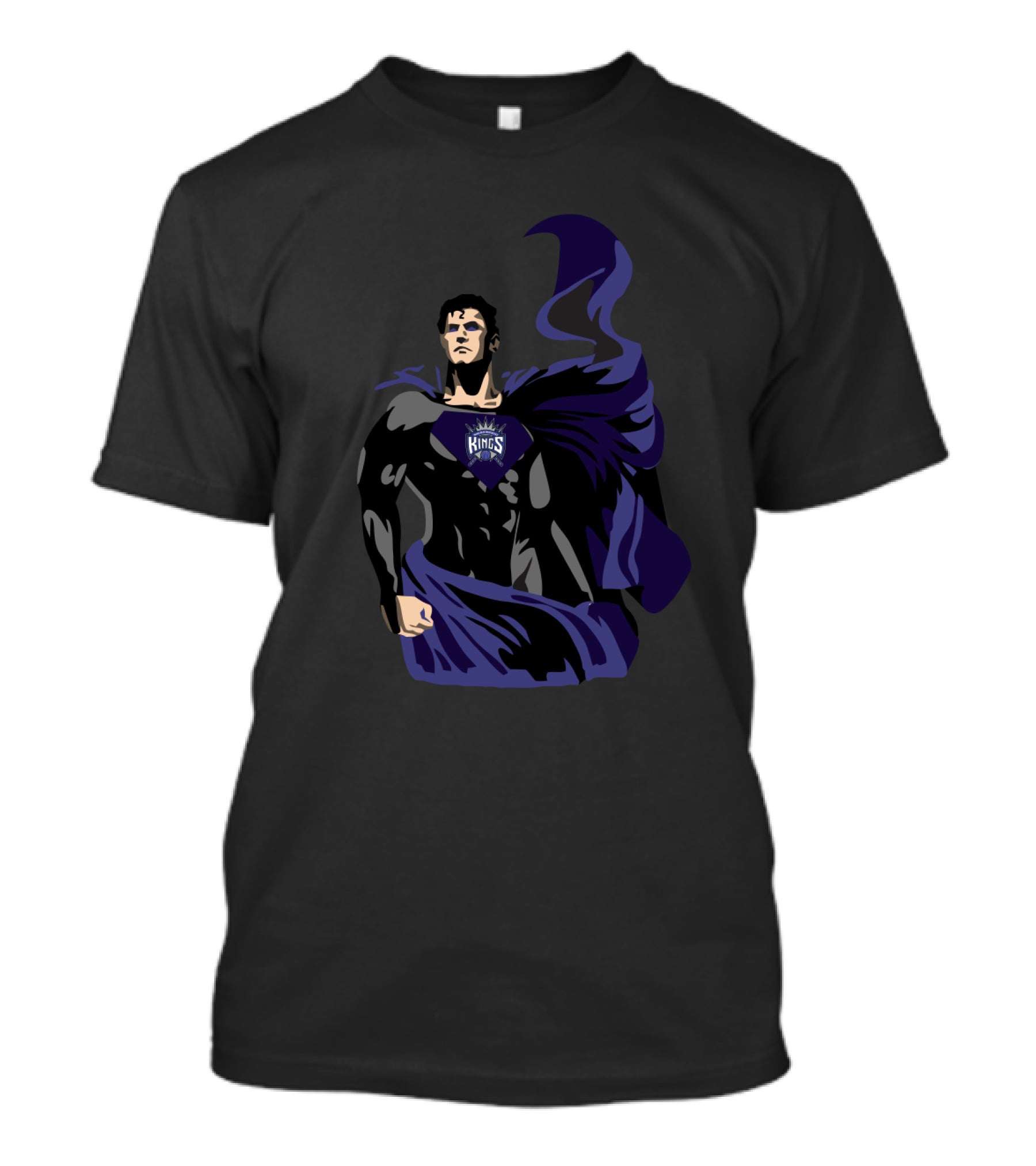 Superman Logo Sacramento Kings Fans Heroic Symbol T-Shirt