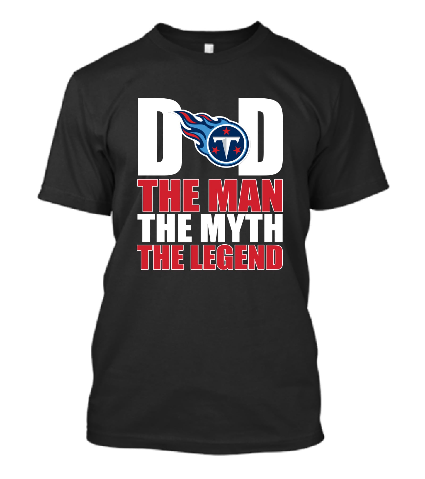 Tennessee Titans Dad The Man The Myth The Legend Father's Day Gift T-Shirt