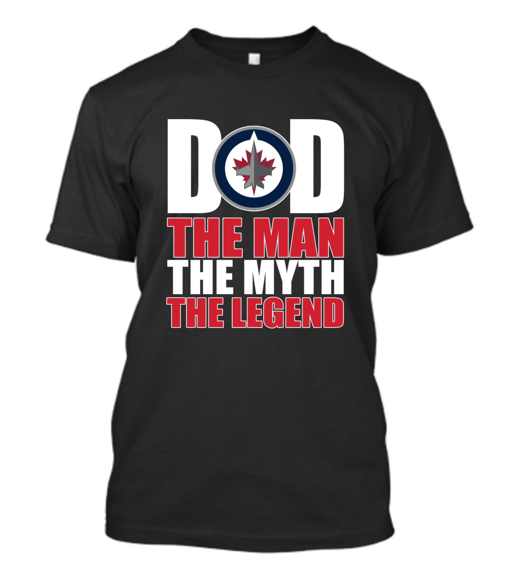 Winnipeg Jets Dad The Man The Myth The Legend T-Shirt