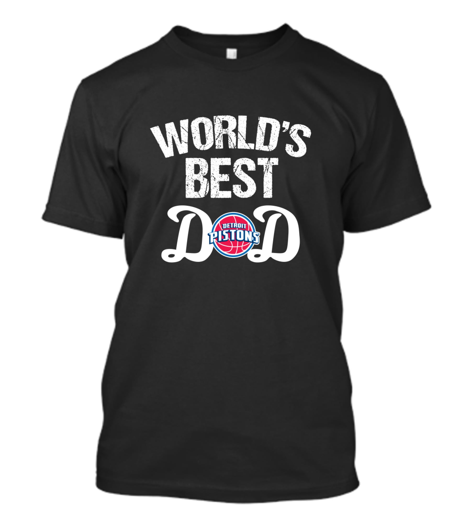 World's Best Detroit Pistons Dad T-Shirt