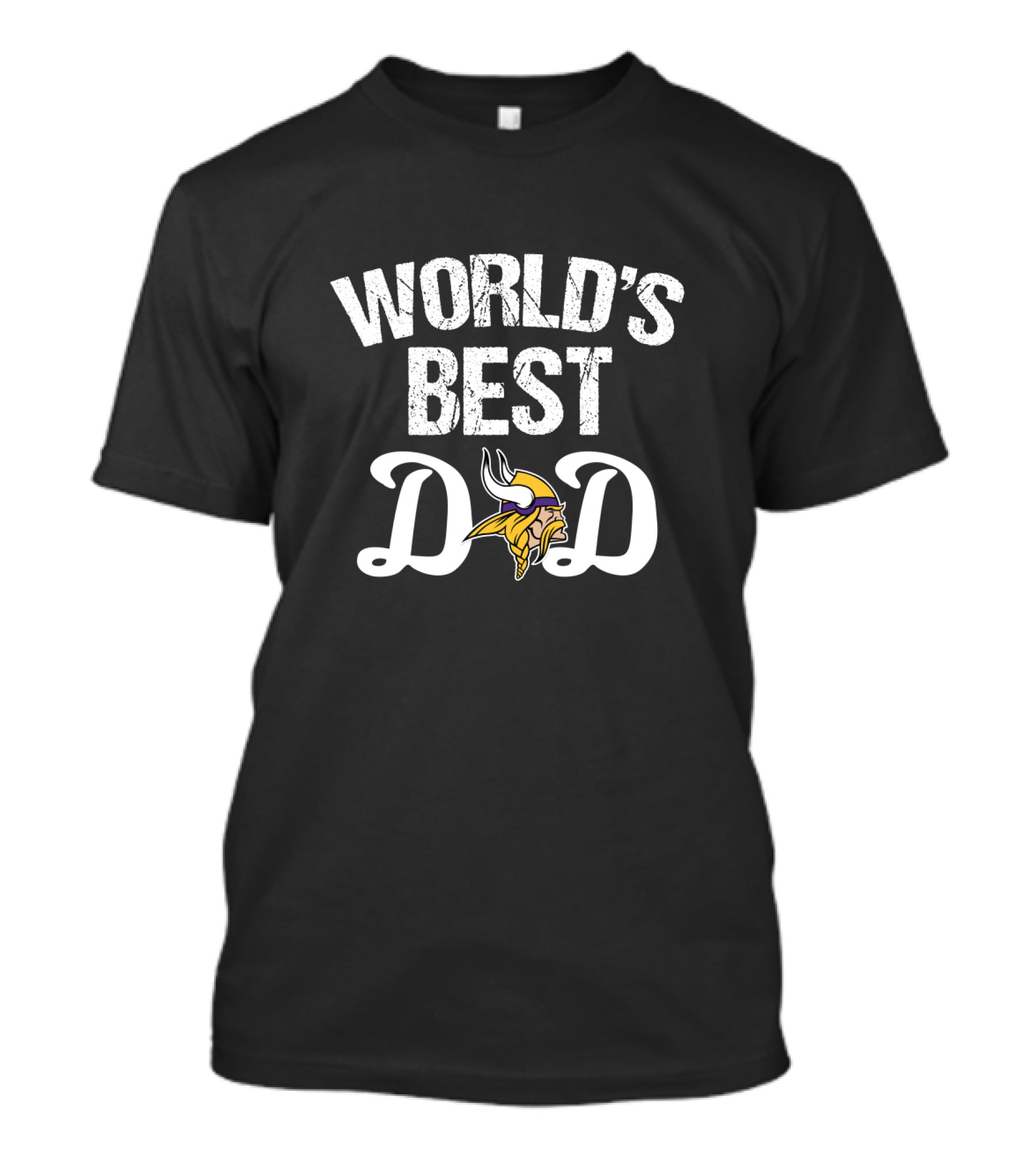 World's Best Dad Minnesota Vikings T-Shirt