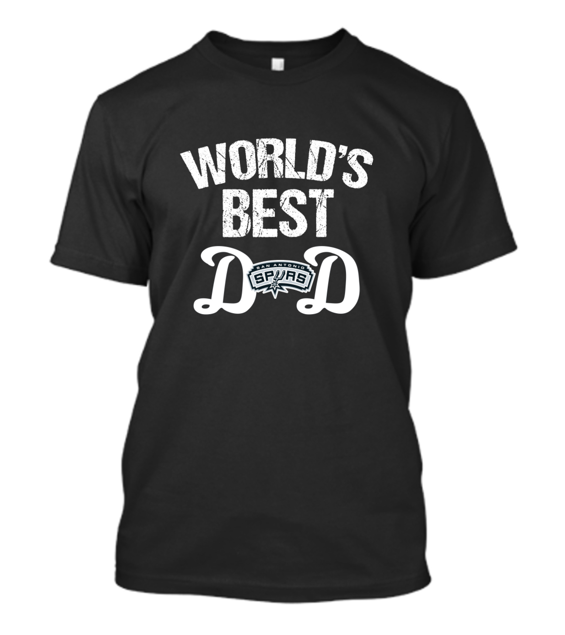 World's Best Dad San Antonio Spurs T-Shirt