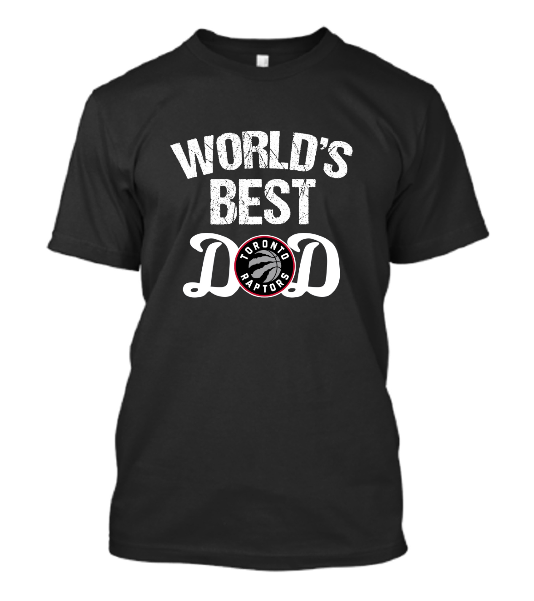 World's Best Dad Toronto Raptors Basketball Fan T-Shirt