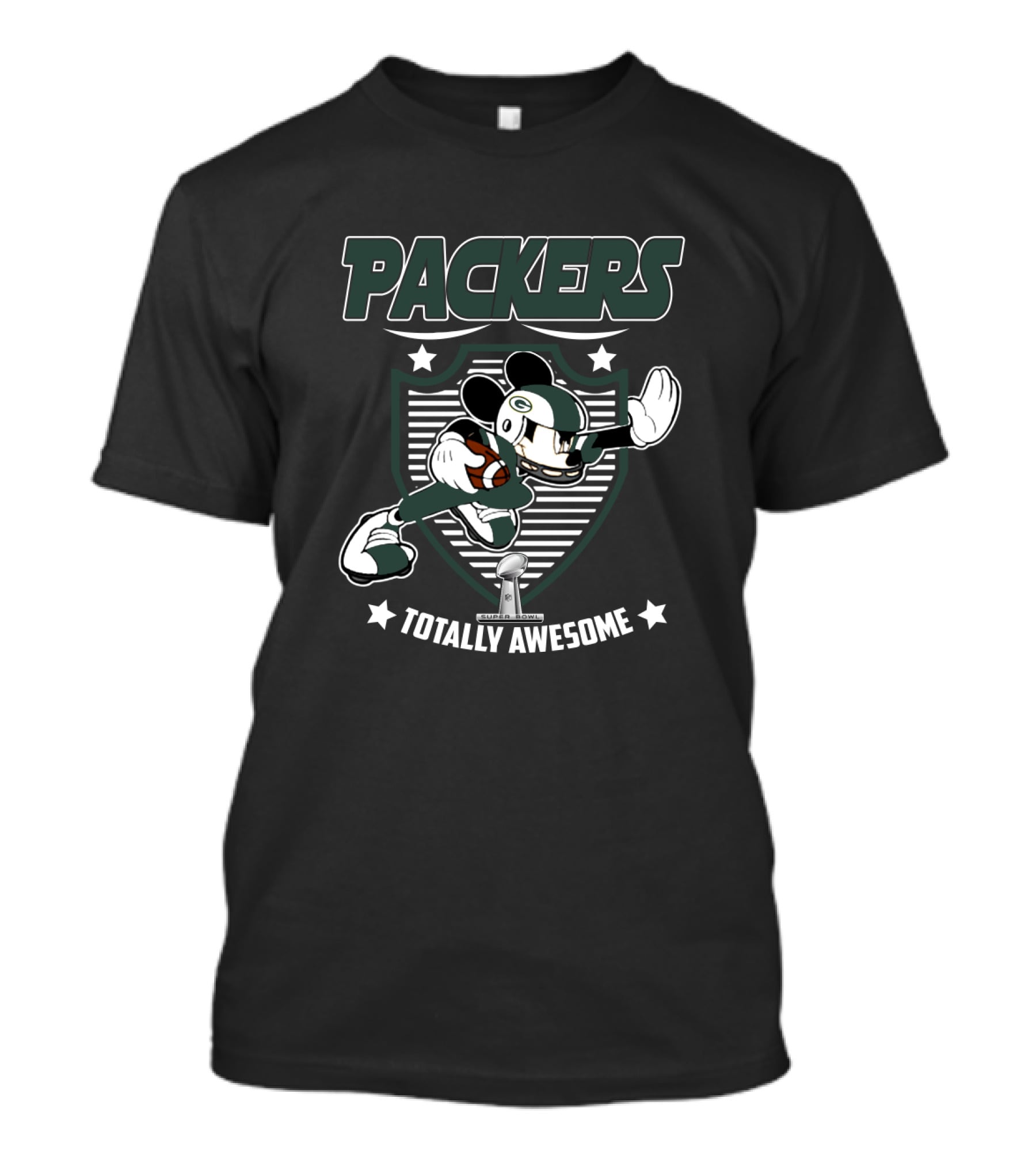 Packers Totally Awesome Football Character For Mickey Fans T-Shirt