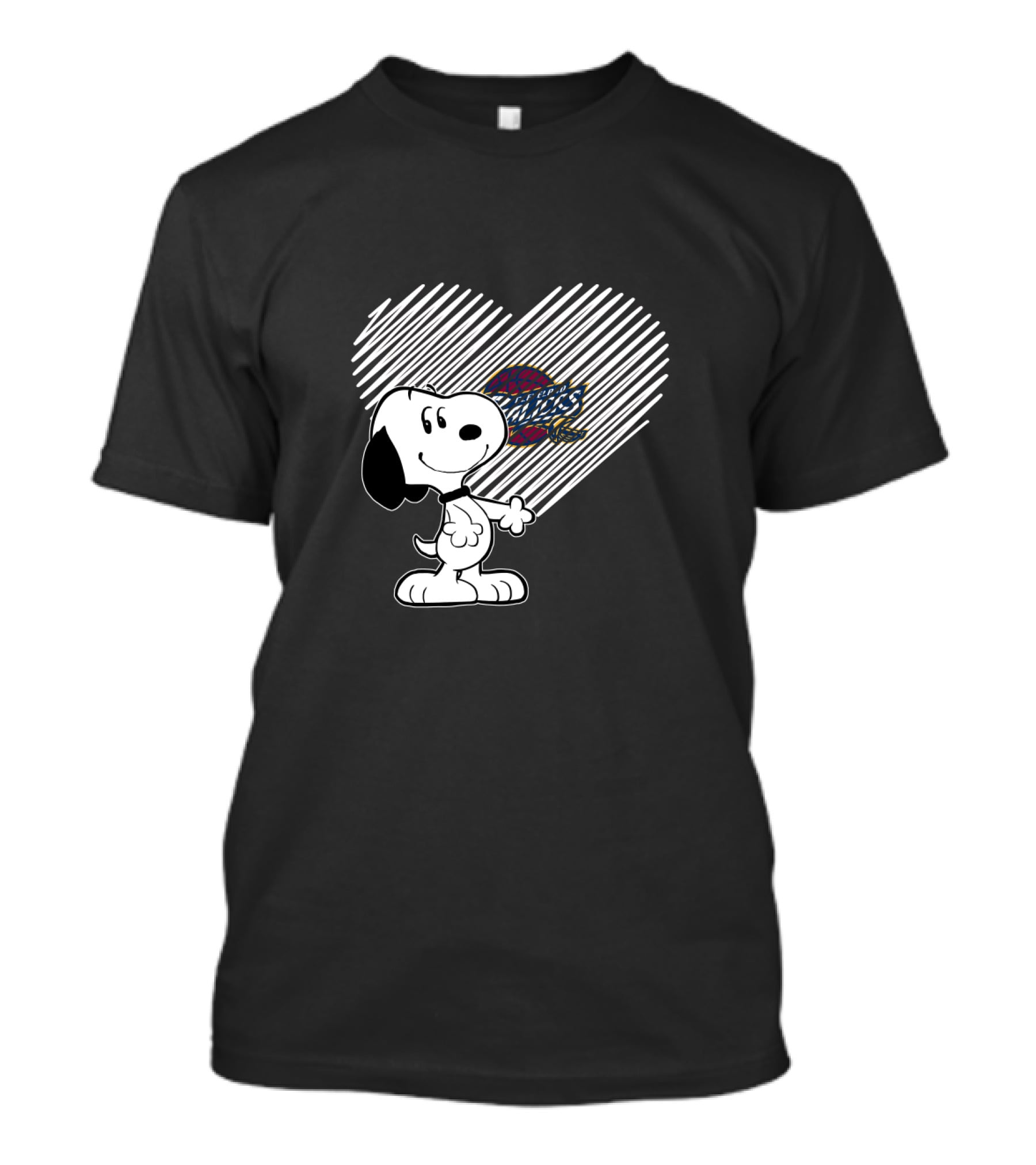 Snoopy Heart Cleveland Cavaliers Fan Love T-Shirt