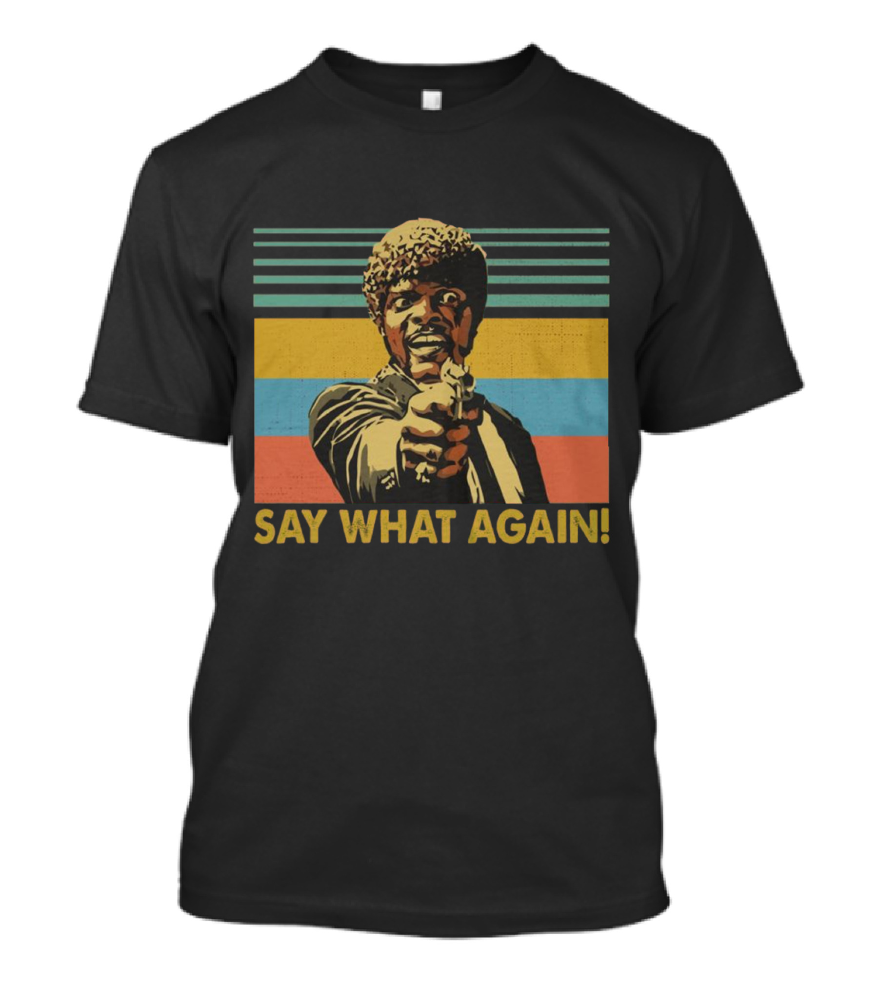 Vintage Pop Art Style Say What Again Retro Character T-Shirt