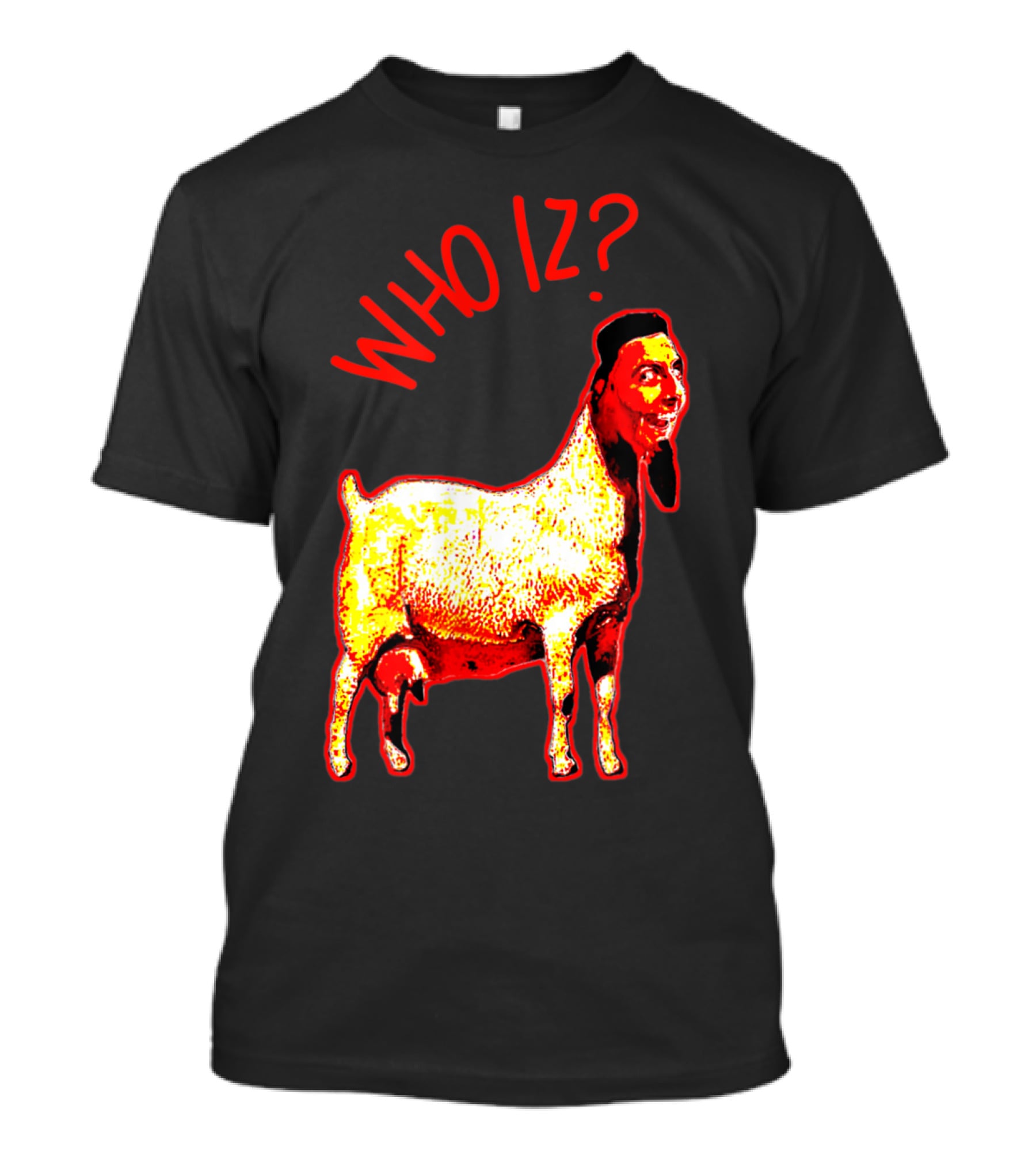 Who Iz Man Myth Legend Goat Nocap T-Shirt