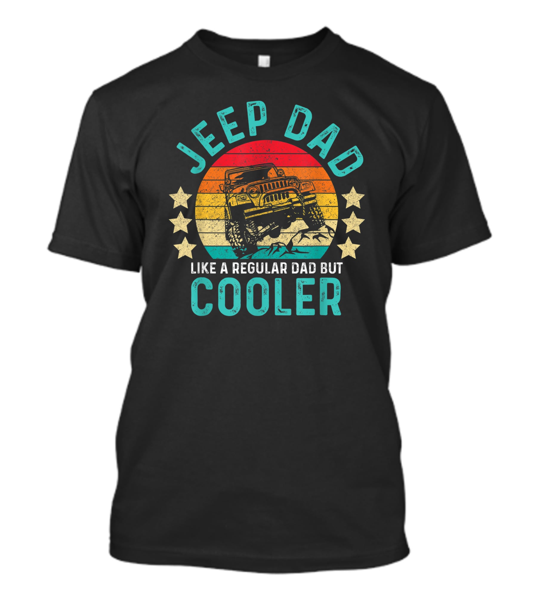 JEEP DAD Like A Regular Dad But Cooler T-Shirt