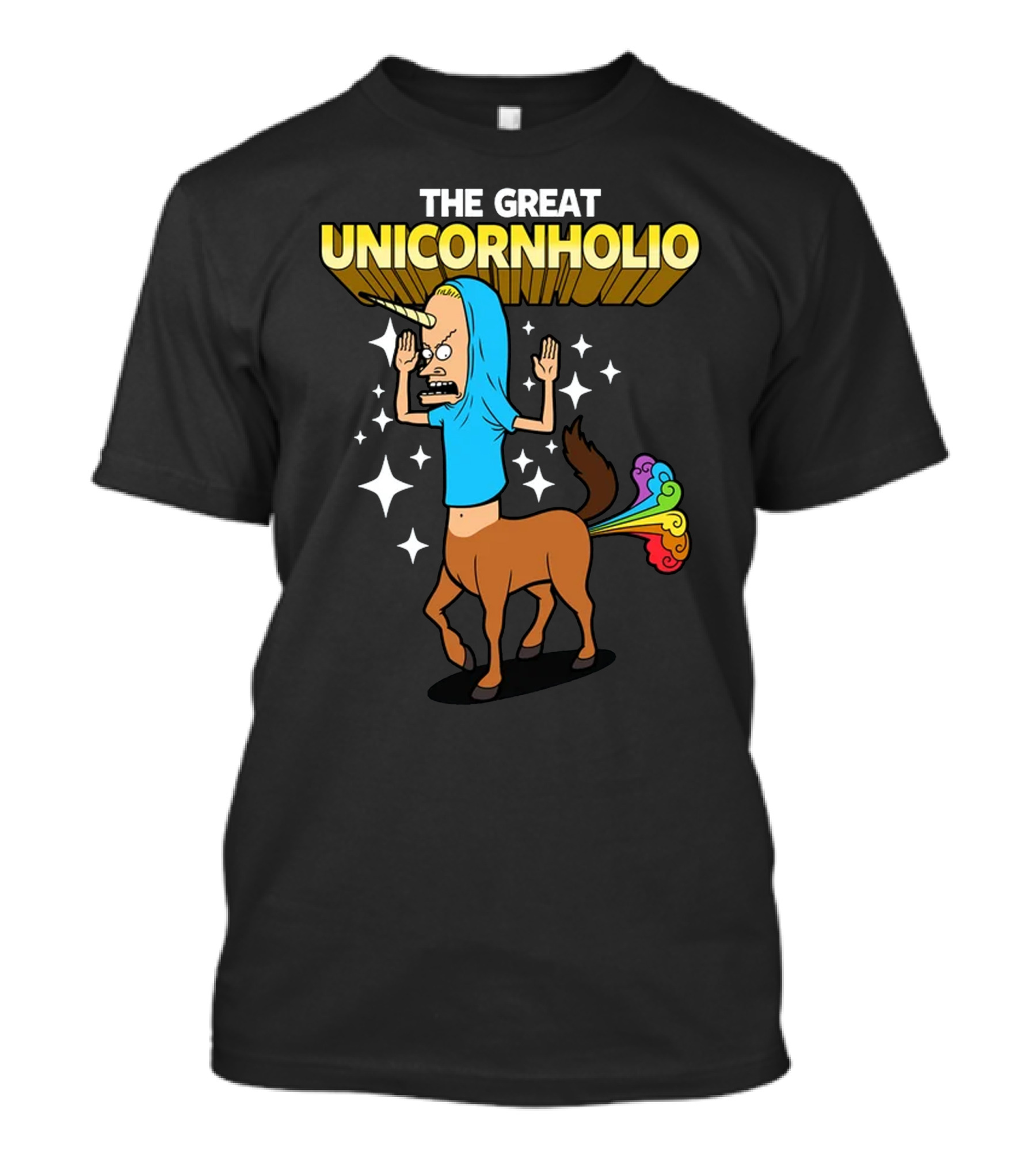 THE GREAT UNICORNHOLIO BEAVIS AND BUTT-HEAD T-Shirt