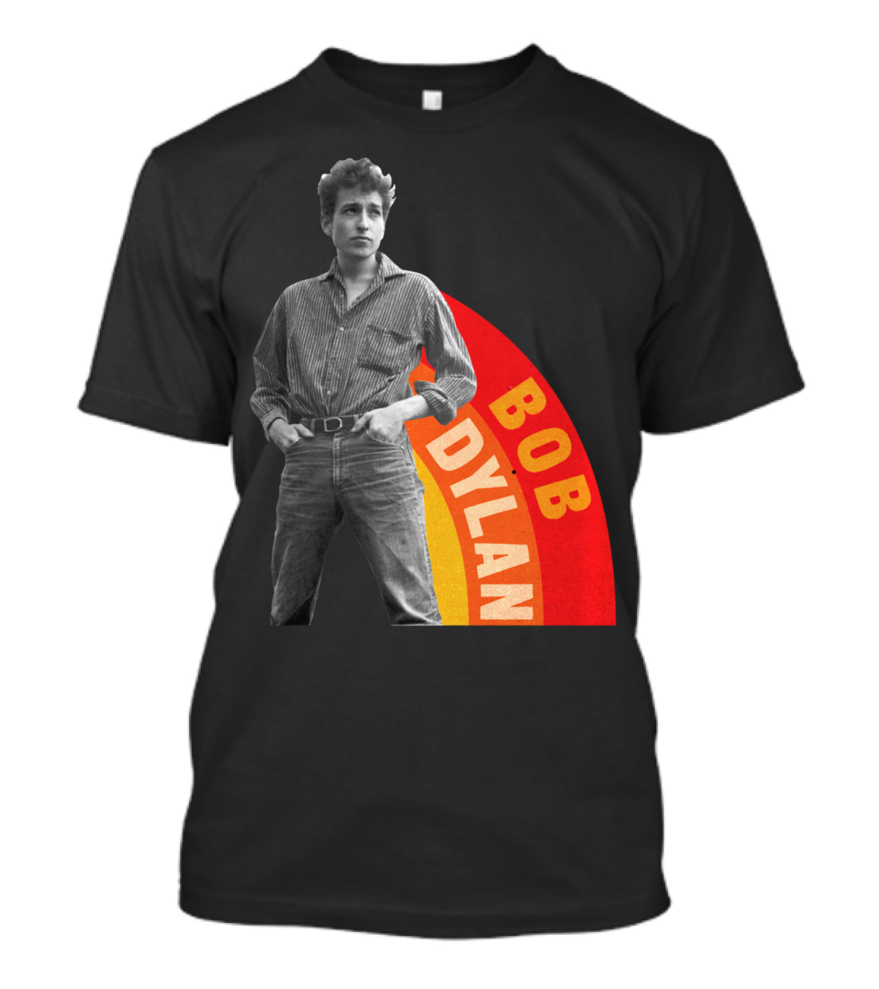 Bob Dylan Rainbow Photo T-Shirt