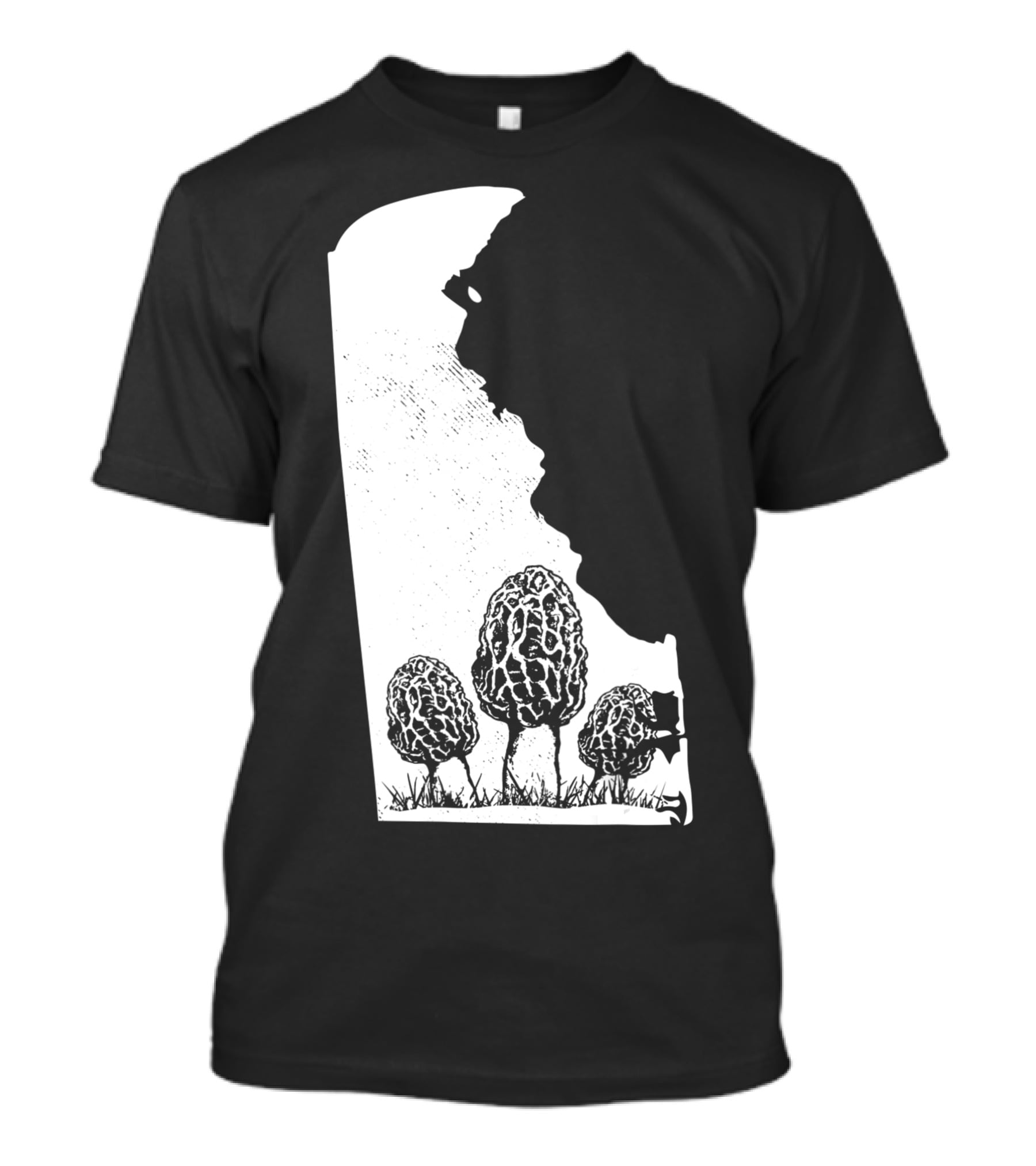 Delaware Morel Mushroom Hunting Foraging Shrooming Hunter Exploration T-Shirt