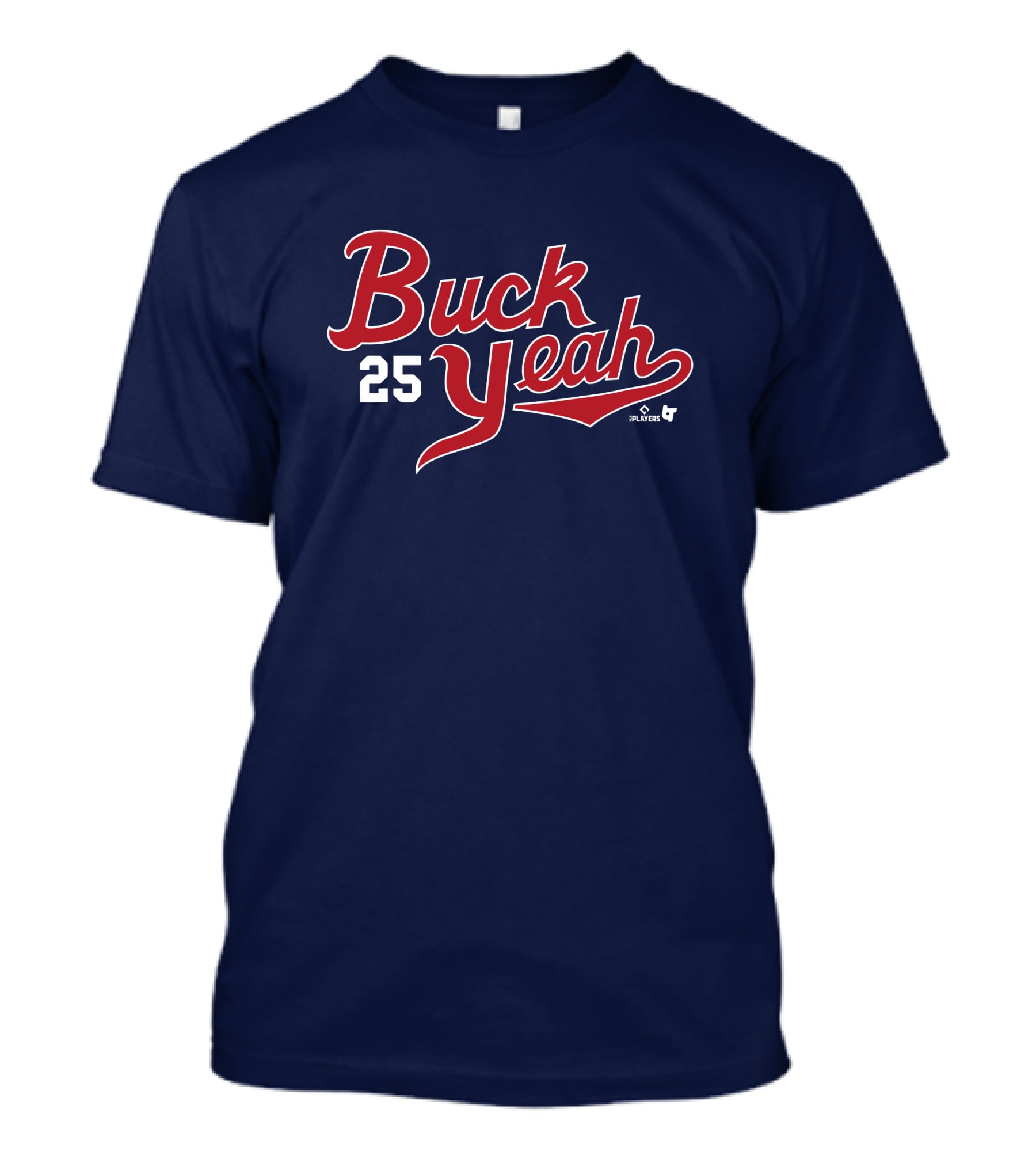 Buck Yeah 25 Players Navy Blue T-Shirt