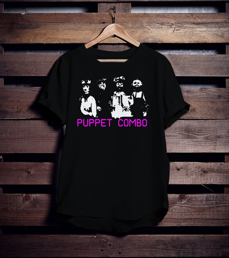 Puppet Combo Horror VHS Aesthetic T-Shirt