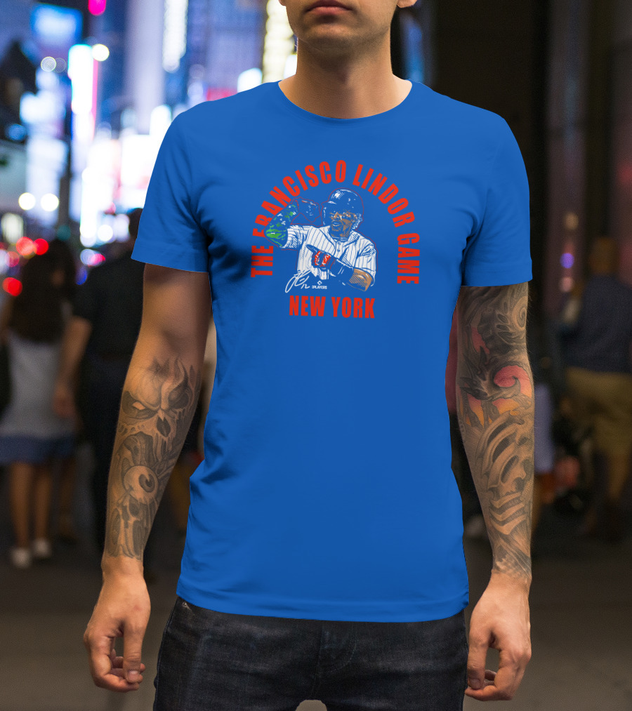 The Francisco Lindor Game New York Playoffs T-Shirt