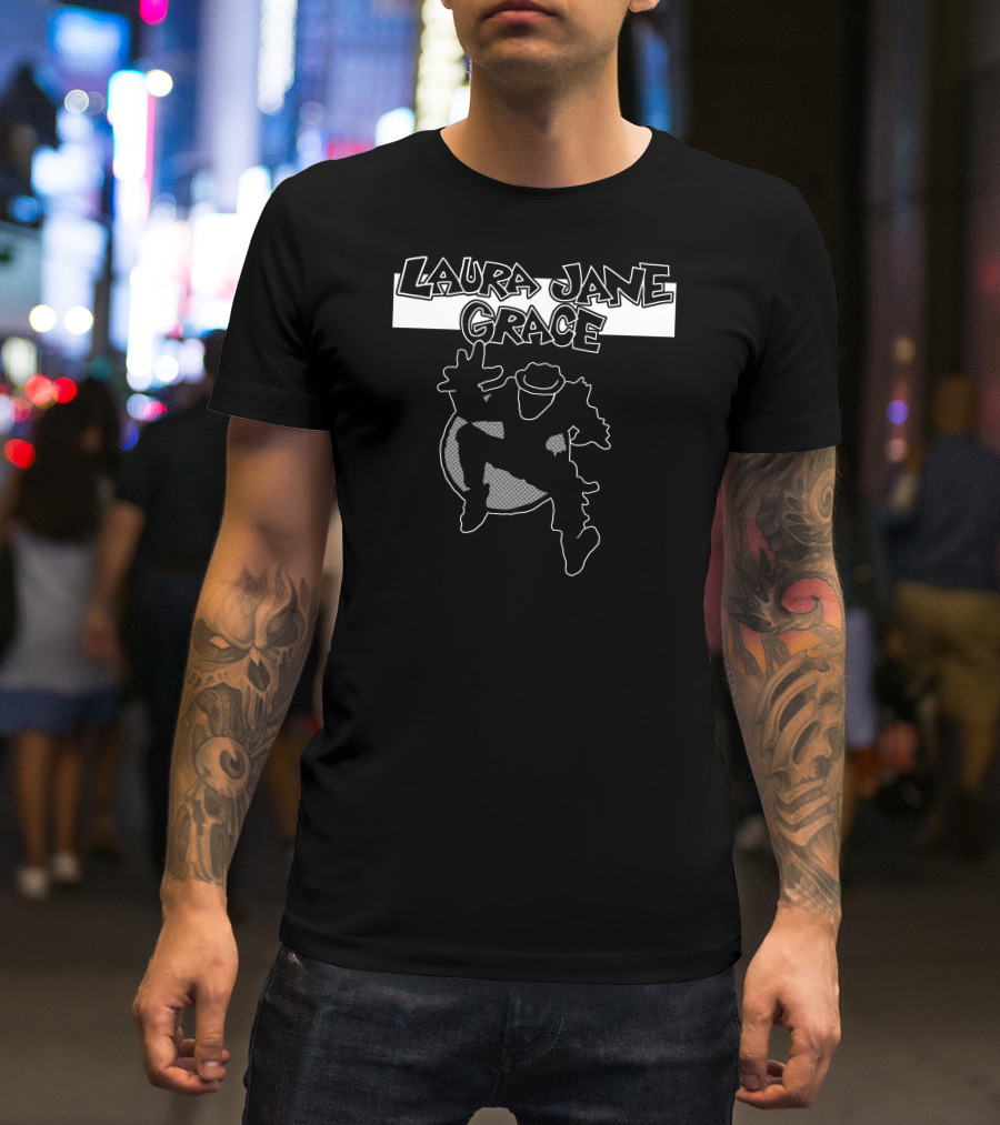Laura Jane Grace OpIvy Skater Silhouette Iconic T-Shirt