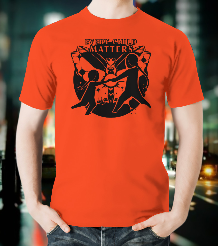Every Child Matters Flying Back Home Butterfly Connection T-Shirt