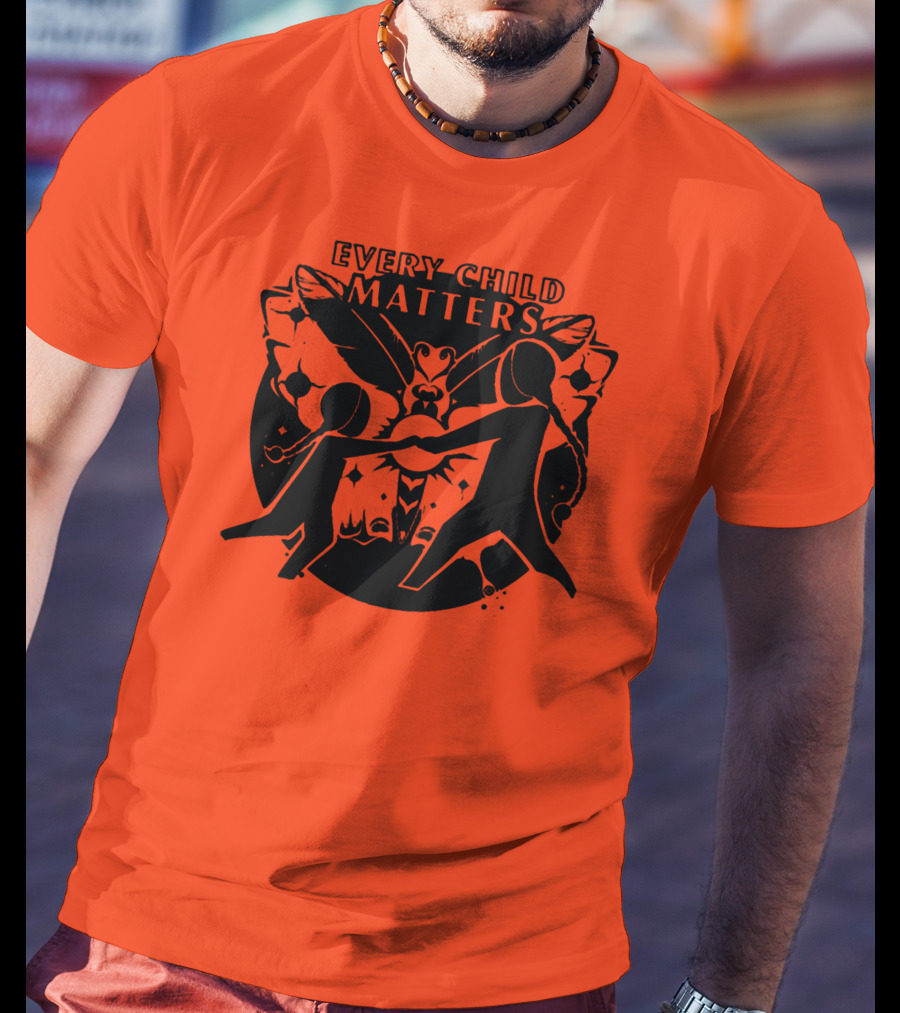 Every Child Matters Flying Back Home Butterfly Connection T-Shirt