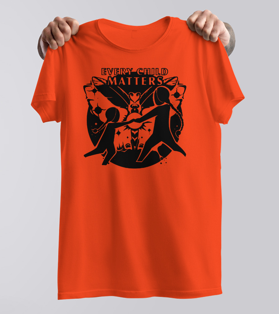 Every Child Matters Flying Back Home Butterfly Connection T-Shirt