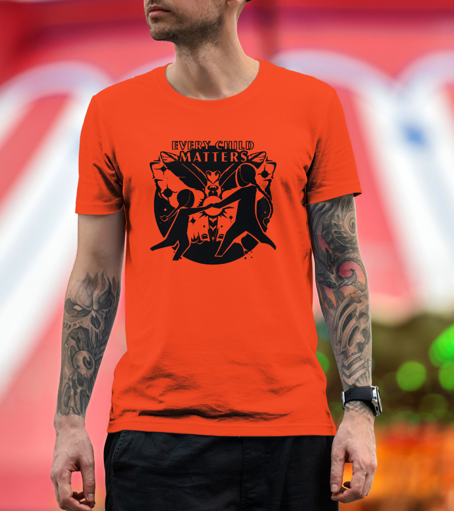 Every Child Matters Flying Back Home Butterfly Connection T-Shirt