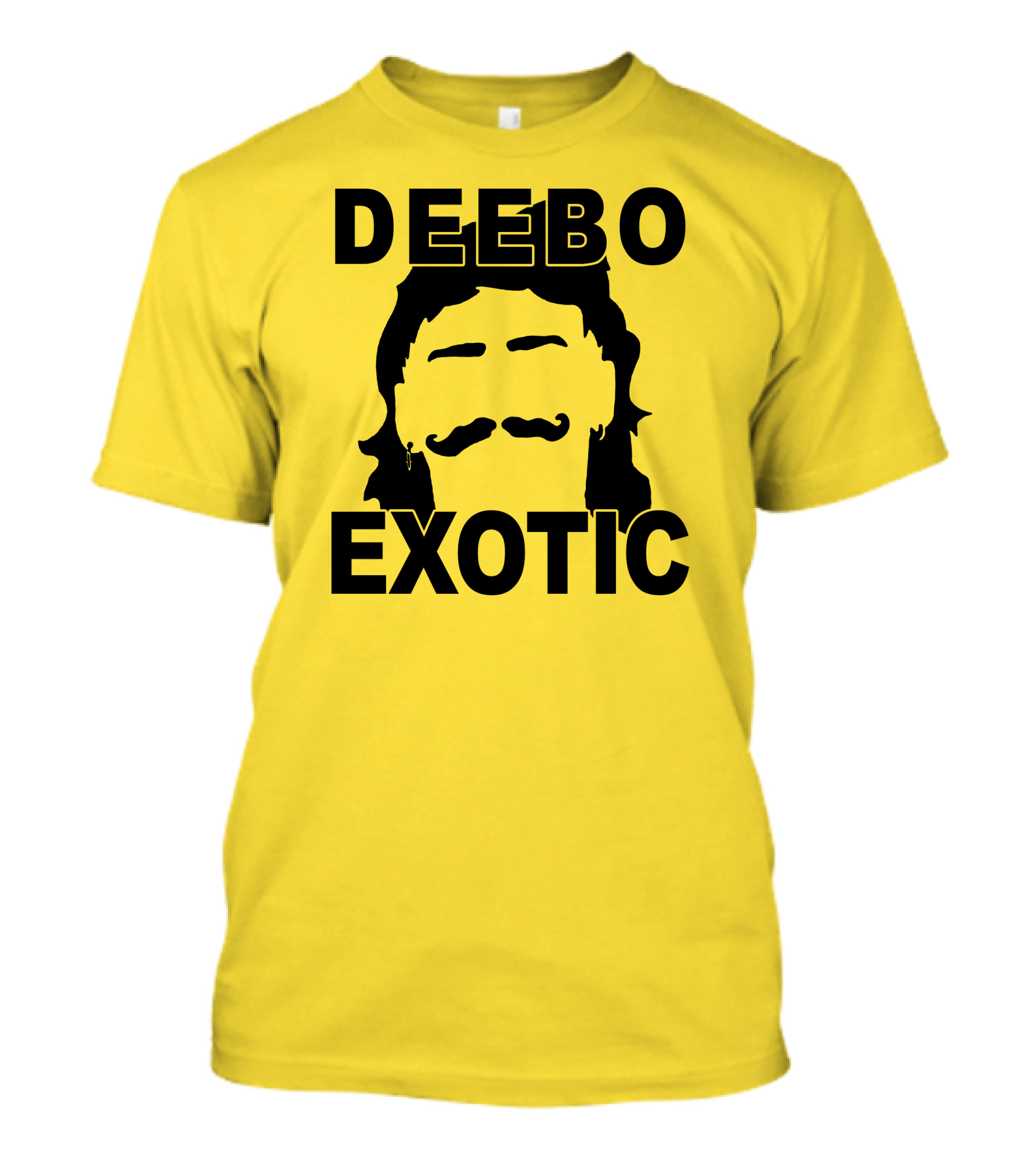 DEEB0 EX0TIC Μullet Mustache T-Shirt
