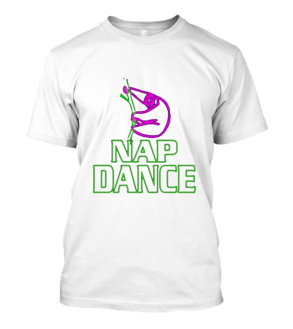 Nap Dance Neon Sign Sloth Pun T-Shirt