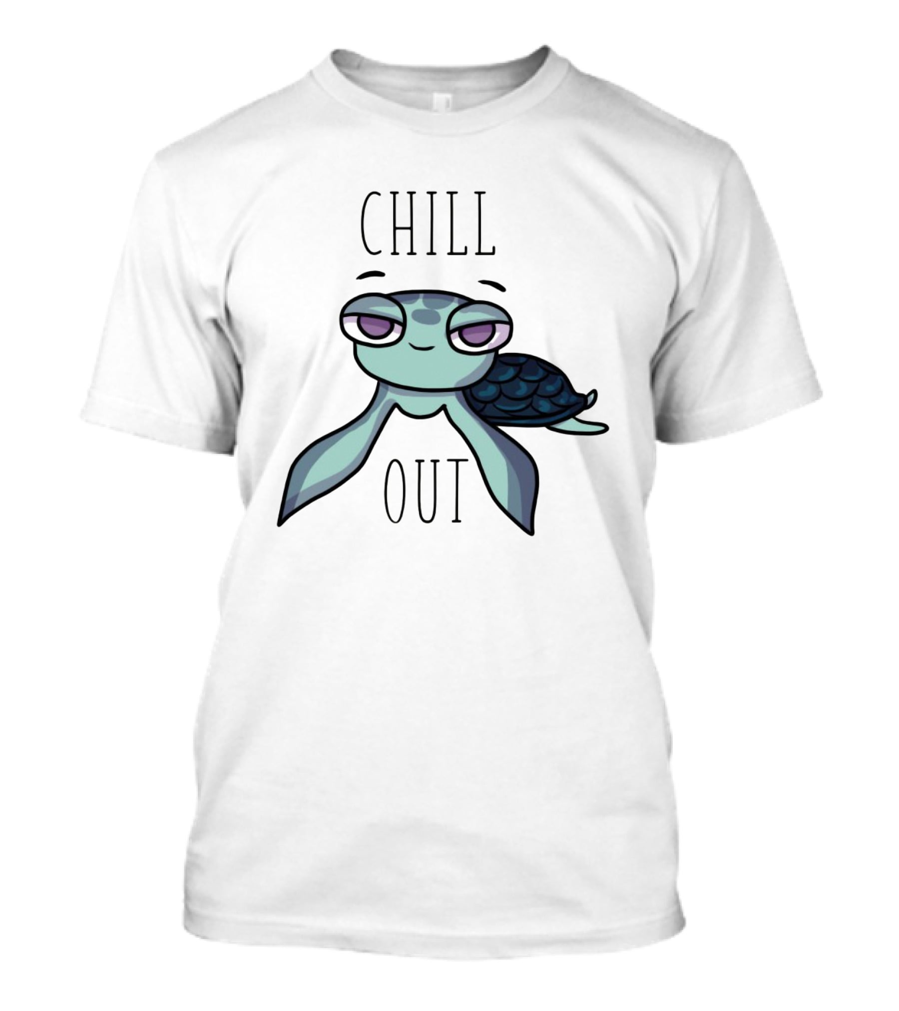 Chill Out With The Relaxed Turtle Charm T-Shirt