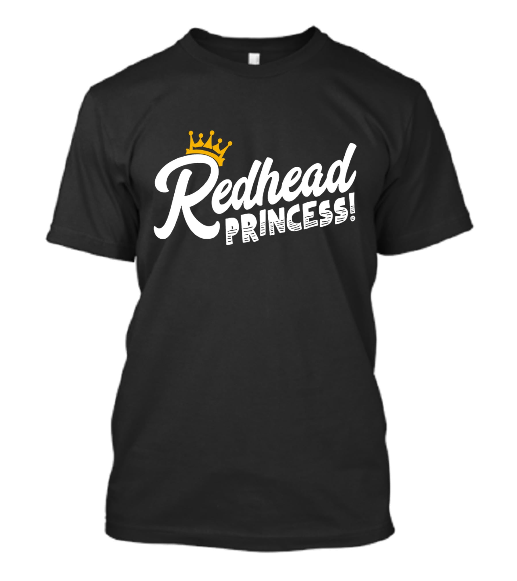 Redhead Princess With Crown T-Shirt