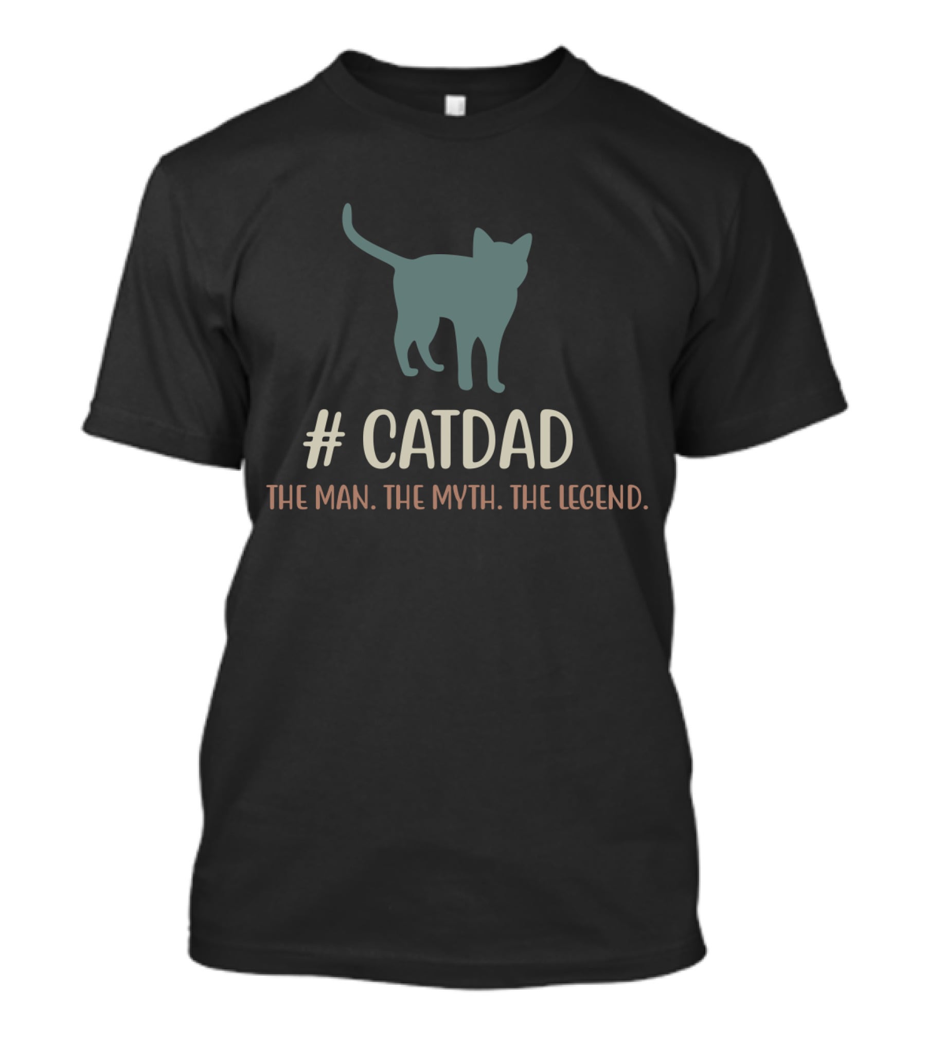Cat Dad The Man The Myth The Legend T-Shirt