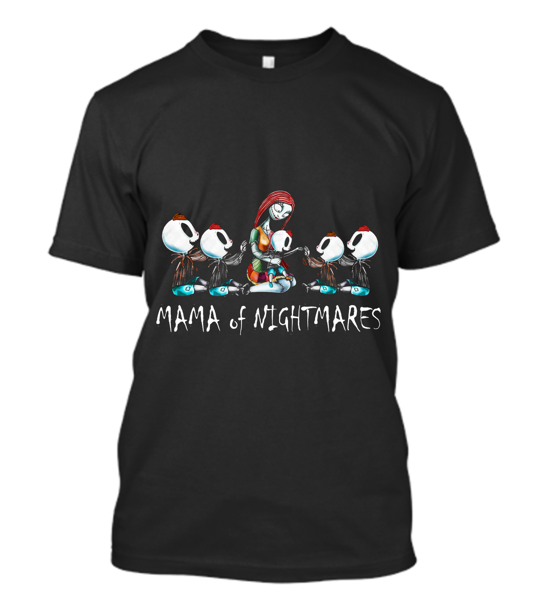 Mama Of Nightmares With Five Boys T-Shirt
