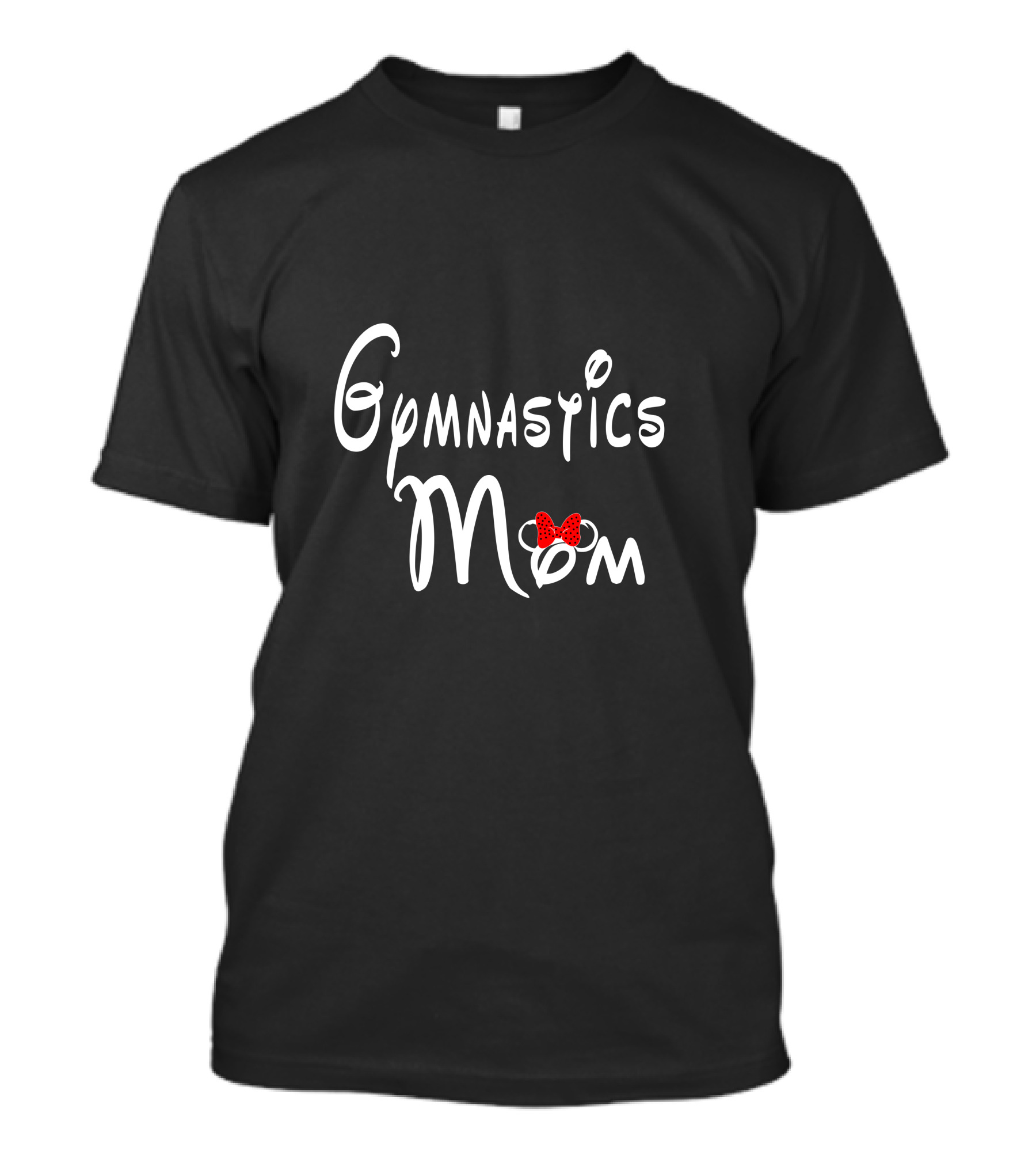Gymnastics Mom With Bow T-Shirt