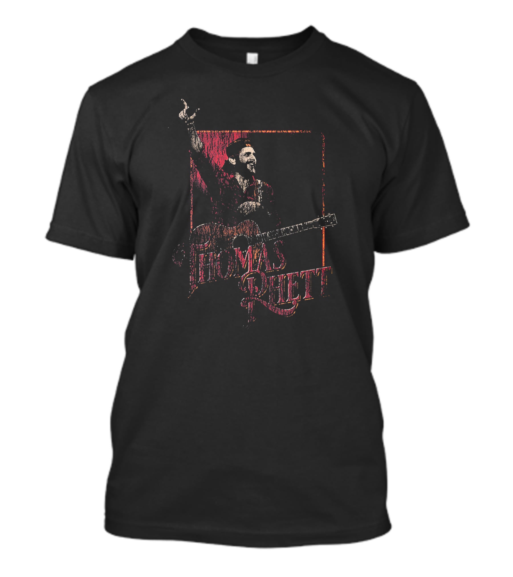 Thomas Rhett Holding Guitar With Raised Arm T-Shirt