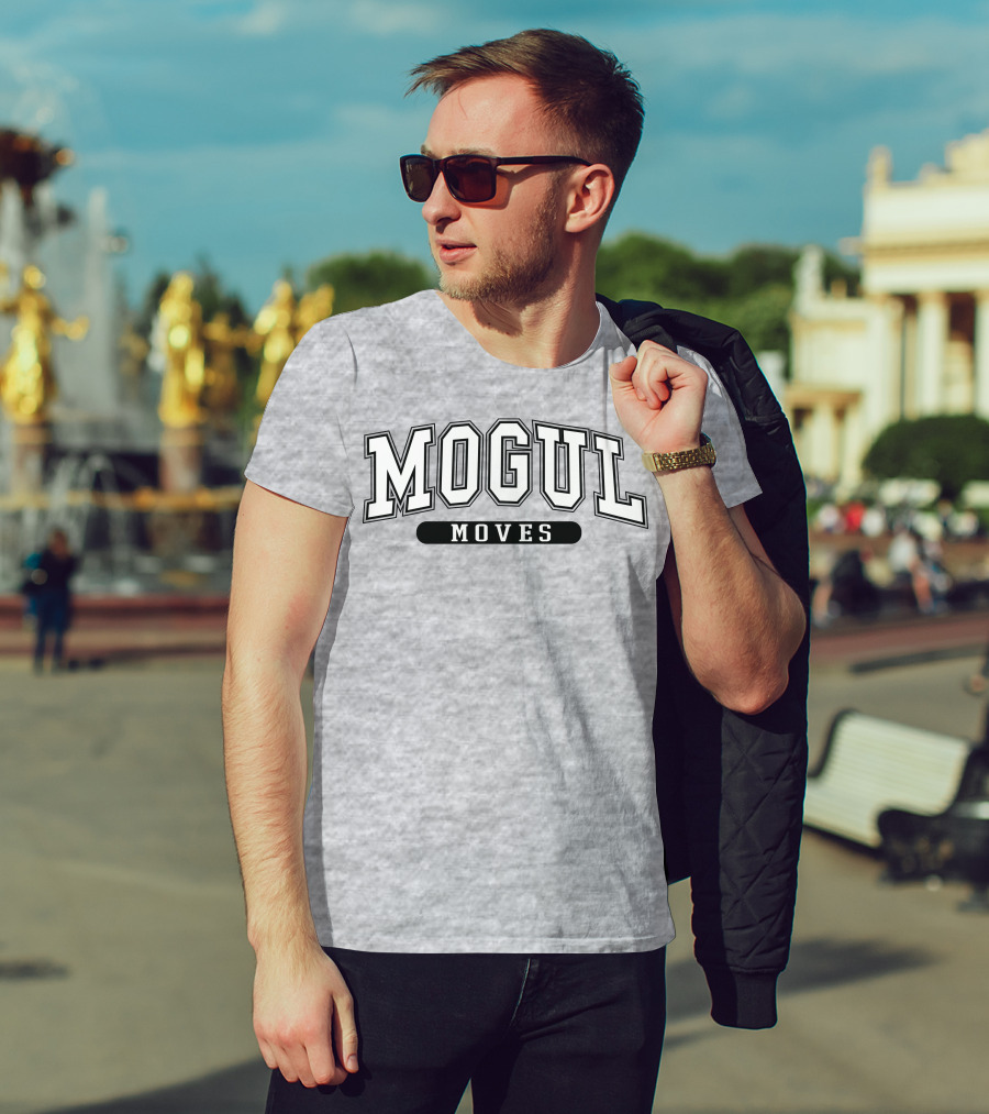 Mogul Moves Athletic Style Lettering T-Shirt
