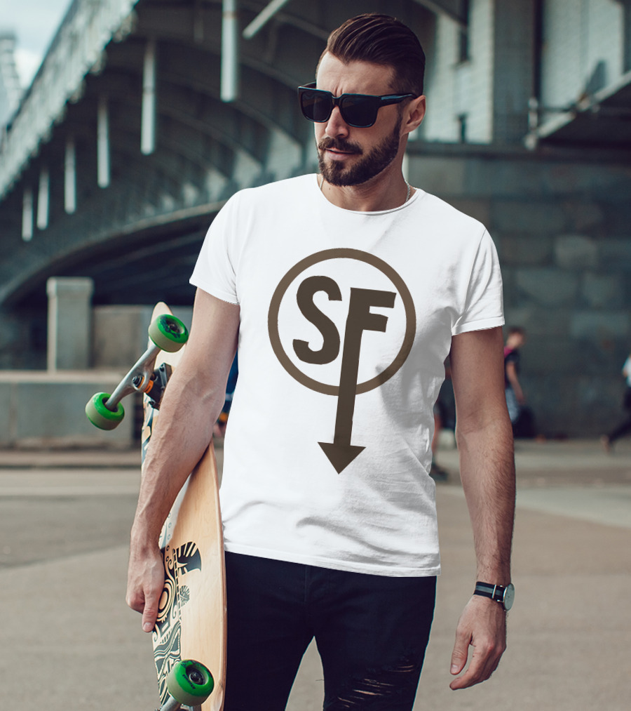 Sally Face SF Logo Circle Arrow T-Shirt