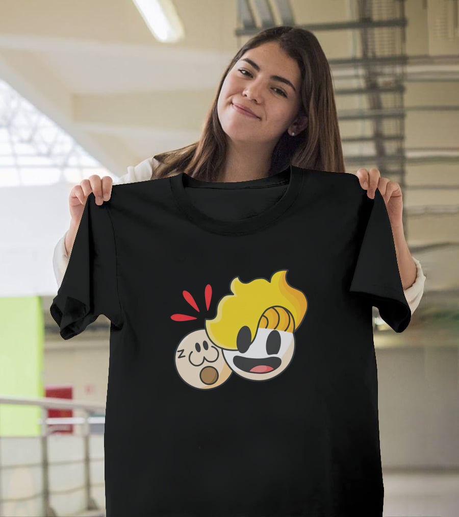 Haminations Animated Faces With Yellow Hair And Expressions T-Shirt