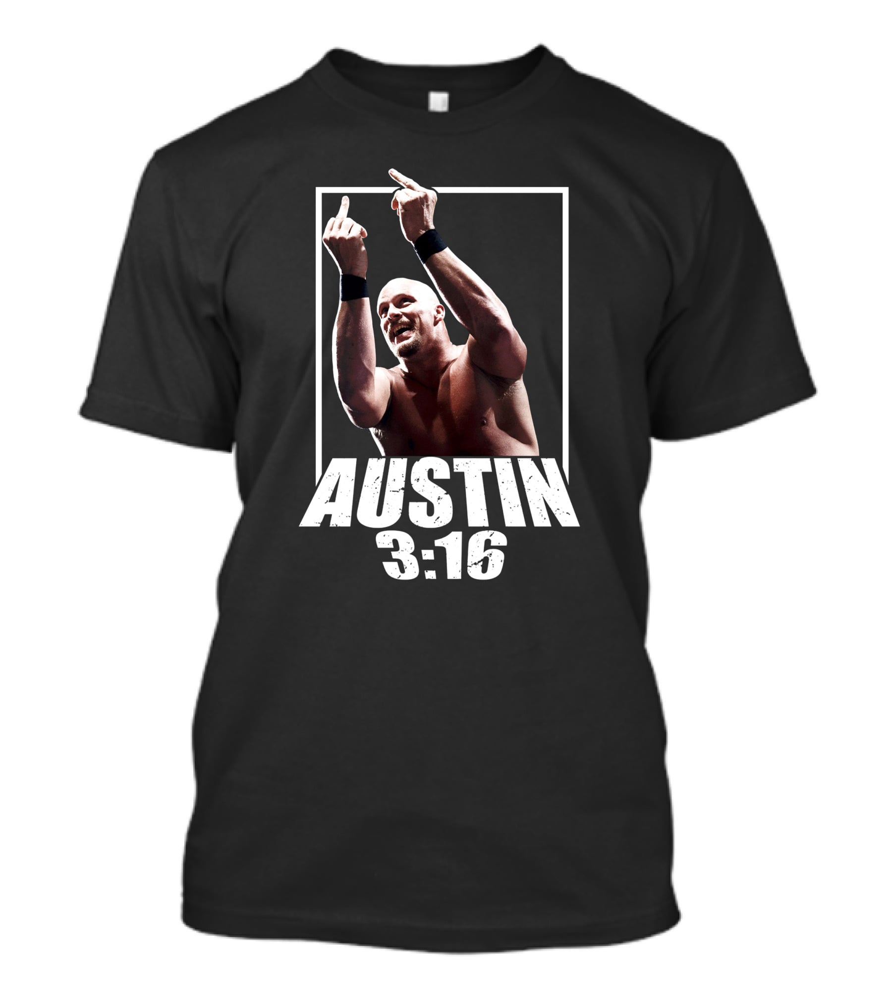 Austin 3:16 Middle Finger Gesture Iconic Wrestling Moment T-Shirt