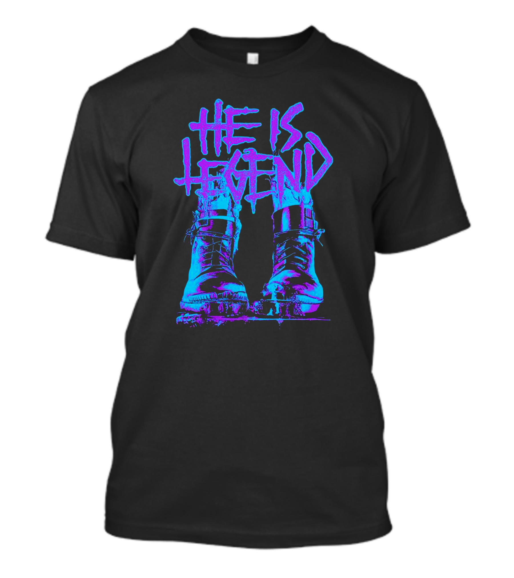 He Is Legend Blue Boots T-Shirt