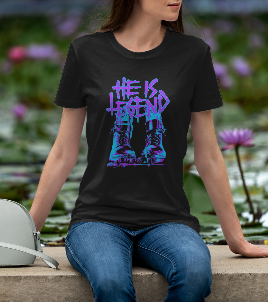 He Is Legend Blue Boots T-Shirt