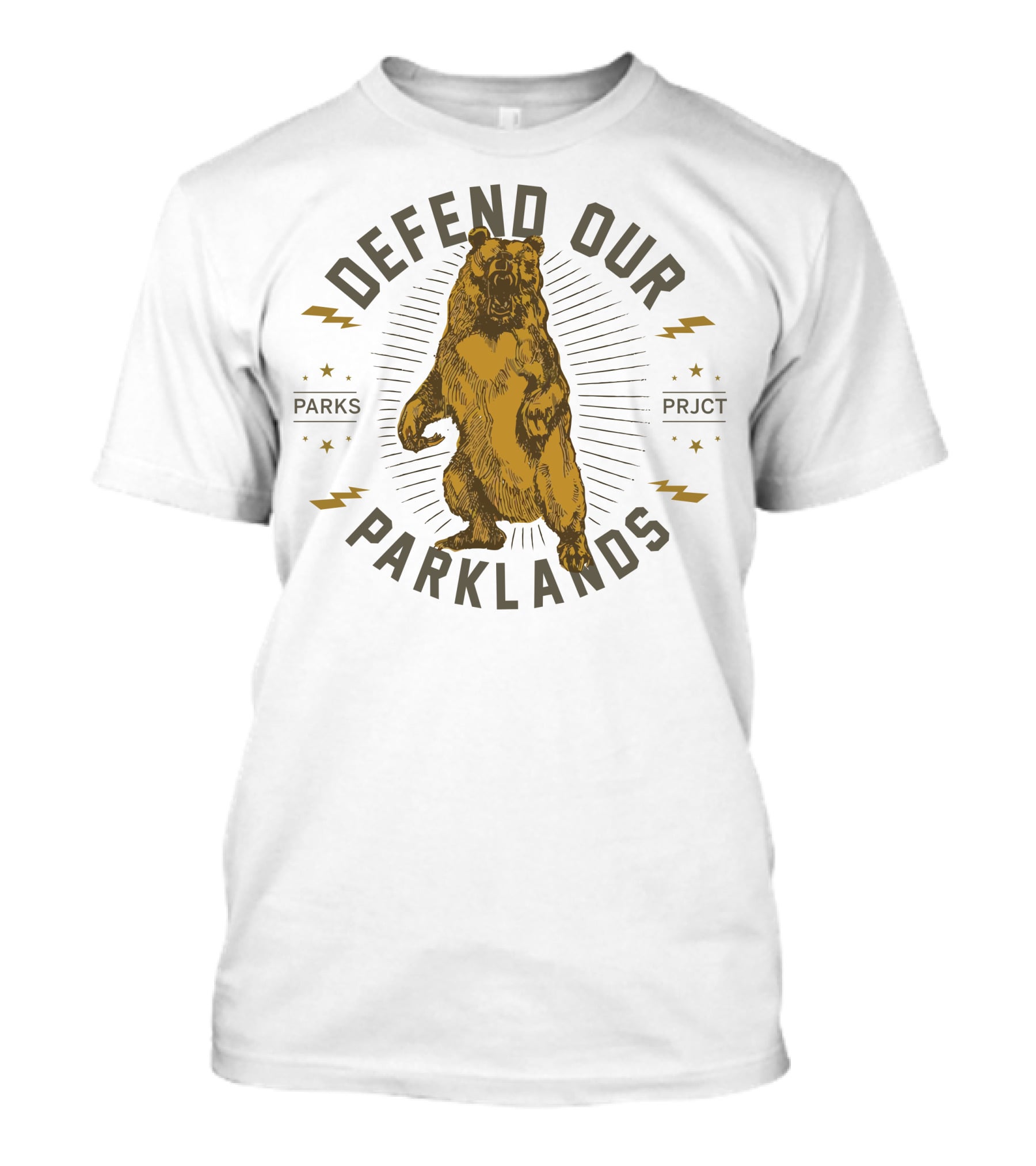 Defend Our Parklands Bear Parks Project T-Shirt