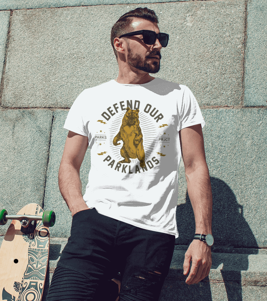 Defend Our Parklands Bear Parks Project T-Shirt