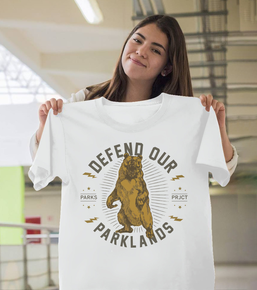 Defend Our Parklands Bear Parks Project T-Shirt