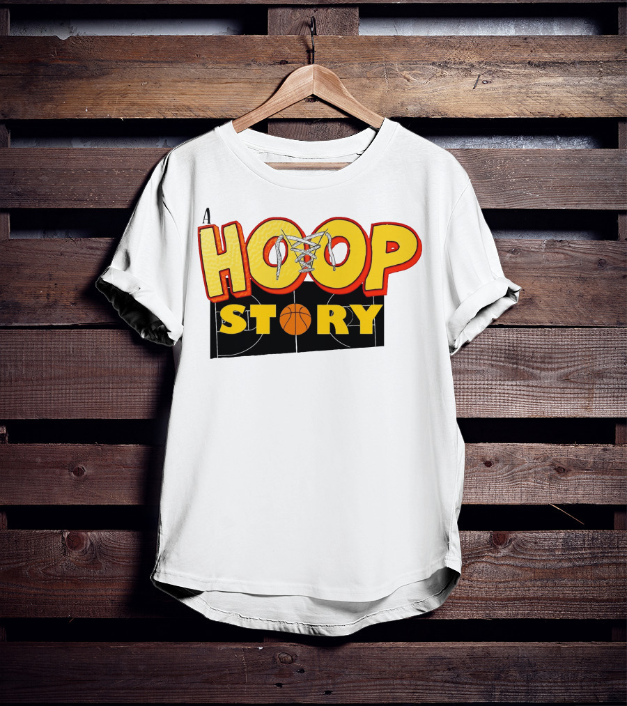A Hoop Story Basketball Court T-Shirt