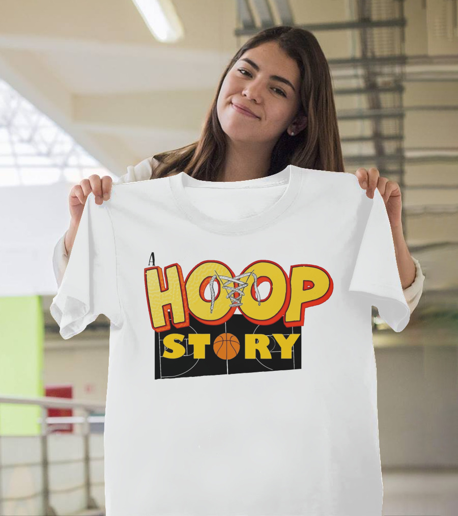A Hoop Story Basketball Court T-Shirt