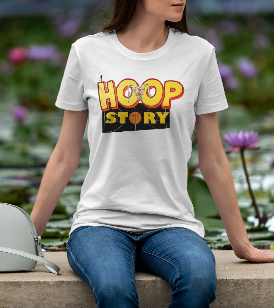 A Hoop Story Basketball Court T-Shirt