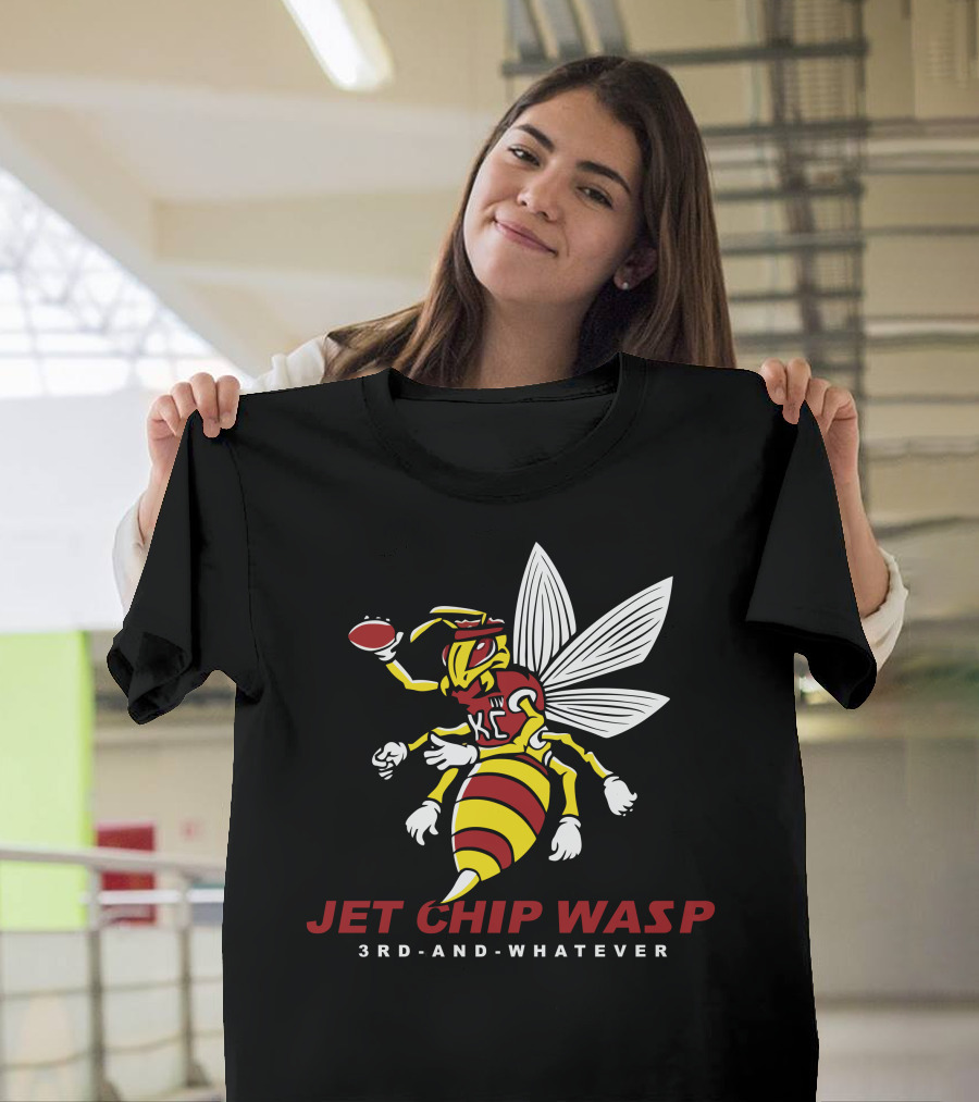 KC Chiefs Jet Chip Wasp 3rd And Whatever T-Shirt